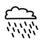 天気 天気 天気,雨,雲,くも,雨雲,風,梅雨,季節,風雨,どしゃぶりのシルエット素材