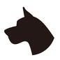 犬 犬 犬,いぬ,イヌ,大型犬,立った耳,横顔,横向き,フェイス,生き物,動物の顔のシルエット素材