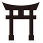 鳥居 鳥居 鳥居,入口,門,正面,笠木,額束,瓶腹,明神鳥居,外観,建設物のシルエット素材