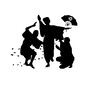 踊る 踊る パレード,踊る,阿波踊り,祭,まつり,祭り,お祭り,扇子,着物,夏祭りのシルエット素材