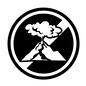 火山噴火 火山噴火,火山,噴火,山,危険,危ない,噴煙,斜線,危険マーク,溶岩のシルエット素材
