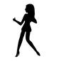 踊る女性 踊る女性 踊る,女の子,女,女性,人物,人,全身,立つ,ハイヒール,クラブのシルエット素材