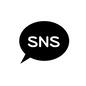 SNSの吹き出し 吹出し,吹き出し,SNS,ソーシャルネットワーキングサービス,フェイスブック,ネットワーク,会話,コミュニケーションのシルエット素材