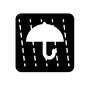 雨 雨 大雨,あめ,天気,傘,雨,梅雨,ピクトグラム,案内サイン,視覚記号,看板のシルエット素材