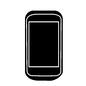 スマートフォン スマートフォン スマートフォン,スマホ,タブレット,携帯電話,モバイル,デジタル,本体,製品,機器,機械のシルエット素材