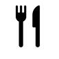 ナイフフォーク ナイフフォーク カトラリー,食器,フォーク,ナイフ,洋食,アイテム,食事のシルエット素材