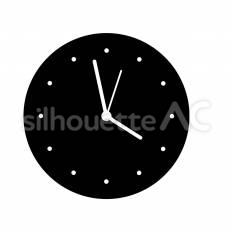 時計 時計,文字盤,針のシルエット素材