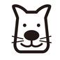 犬 犬 アップ,顔,正面,マーク,犬,いぬ,イヌ,ペット,動物,かわいいのシルエット素材
