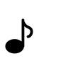 音楽 音楽 音楽,音楽記号,音符,八分音符,メロディ,メロディー,テンポ,記号,リズム,アイコンのシルエット素材