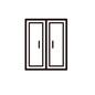 クローゼット クローゼット,戸,扉,ドア,両開き,閉まる,家具,インテリアのシルエット素材