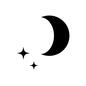 月夜 月夜 アウトドア,月,星,月夜,夜,星空,夜空,輝き,観察,天文学のシルエット素材