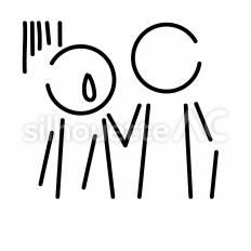 慰める ピクトグラム,ピクトサイン,アイコンのシルエット素材