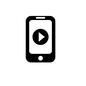 スマートフォン スマートフォン 再生,スマホ,スマートフォン,携帯,モバイル,電話,携帯電話,タブレット,端末,通信機器のシルエット素材
