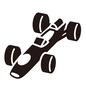 レースカー フォーミュラカー,F1,フォーミュラ,レースカー,四輪車,全体,乗り物,自動車レース,レーシングカー,自動車のシルエット素材