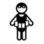 プール プール プール,水泳,体育,スイミング,女の子,水着,人物,人,学校,小学校のシルエット素材