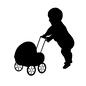 歩行練習 歩行練習 歩行器,ベビーカー,キッズ,幼児,人,人物,赤ちゃん,乳児,一人遊び,子供のシルエット素材