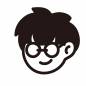 ニヤリとするメガネの男性 ニヤリとするメガネの男性 男性,韓国風,ニヤリ,メガネ,男の子,かっこいい,表情,かわいい,太線,シンプルのシルエット素材