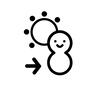 晴れのち雪 晴れのち雪 天気,天気予報,予報,天気マーク,晴れのち雪,晴れのち,雪,雪だるま,ゆき,冬のシルエット素材