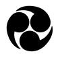 三つ巴 三つ巴,巴紋,巴,ともえ,家紋,紋様,文様,紋,図案,和風のシルエット素材