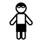 プール プール プール,水泳,体育,水着,男の子,スイミング,人物,人,学校,小学校のシルエット素材