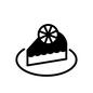 ケーキ ケーキ ケーキ,チョコレートケーキ,スイーツ,デザート,皿,カットケーキ,洋菓子,食物,食べ物,おやつのシルエット素材