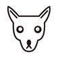 犬 犬 ペット,飼い犬,愛犬,イヌ,いぬ,生物,生き物,生きもの,動物,アニマルのシルエット素材