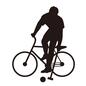サイクルポロ サイクルポロ サイクルポロ,自転車,マイナースポーツ,スポーツ,競技,選手,プレー,試合,人物,男性のシルエット素材