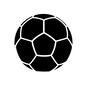 サッカーボール サッカーボール サッカーボール,サッカー,ボール,体育,スポーツ,運動,クラブ,球技,授業,部活のシルエット素材