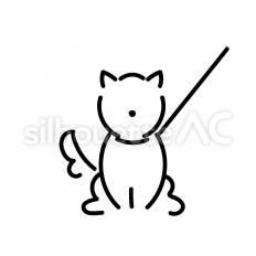 犬 ピクトグラム,人物,ピクトサインのシルエット素材