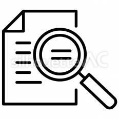 書類確認のアイコン リッチメニュー,アイコン,lineのシルエット素材