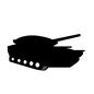 戦車 戦車 軍隊,中戦車,戦車,軍用車両,装甲戦闘車両,自衛隊,乗り物,陸軍,戦争のシルエット素材