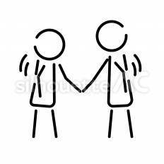 団結 ピクトグラム,ピクトサイン,アイコンのシルエット素材