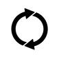 リサイクルマーク リサイクルマーク リサイクルマーク,リサイクル,循環,廃品利用,二次利用,再資源,再生利用,記号,再利用,矢印のシルエット素材