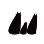 猫 猫 猫,生き物,3匹,動物,アニマル,ハロウィン,10月,秋,ハロウィーン,トリックオアトリートのシルエット素材
