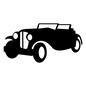 クラシックカー クラシックカー 自動車,乗る,四輪車,動く,走る,模型,車,クラシックカー,レトロカー,外車のシルエット素材