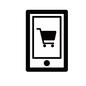 カート画面 BlackFriday,ブラックフライデー,カート画面,購入画面,カート,買い物かご,購入,注文,買う,スマホ画面のシルエット素材
