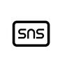 SNS SNS,ソーシャルネットワーク,共有,配信,シェア,オンライン,コンピュータ,ネットワーク,ネット,インターネットのシルエット素材
