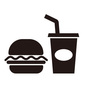 ハンバーガーショップ ハンバーガーショップ ハンバーガーショップ,ハンバーガー,飲み物,食べ物,飲食店,ファストフード,ジャンクフード,ビジネス,店舗,店のシルエット素材