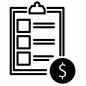 料金表のアイコン リッチメニュー,アイコン,line,料金,表,管理,用紙,一覧,金額,通貨のシルエット素材