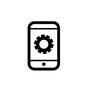 スマートフォン スマートフォン 設定,ツール,スマホ,スマートフォン,携帯,モバイル,電話,携帯電話,タブレット,端末のシルエット素材