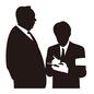 インタビュー インタビュー,政治家,取材,男性,出口調査,記者,マスコミ,報道機関,人物,政治のシルエット素材