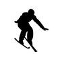 スキージャンプ スキージャンプ スキージャンプ,ジャンプ,滑る,着地,スキー,ウィンター,冬,スポーツ,運動,人のシルエット素材