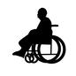 車いす 車いす 車いす,車椅子,乗り物,介護,座る,女性,男性,おじいちゃん,おばあちゃん,お年寄りのシルエット素材