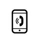 スマートフォン スマートフォン 通話,かける,コール,スマホ,スマートフォン,携帯,モバイル,電話,携帯電話,タブレットのシルエット素材