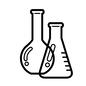 フラスコ 理科,化学,実験,道具,理科室,化学室,ガラス,研究,研究室,三角フラスコのシルエット素材