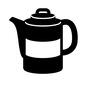 ポット ポット キッチン,台所,料理,お湯,調理器具,クッキング,キッチンツール,キッチン用品,コーヒーポット,ポットのシルエット素材