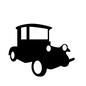 クラシックカー クラシックカー 外車,走行,クラシックカー,レトロカー,車,カー,四輪車,自動車,乗用車,乗り物のシルエット素材