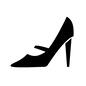 ハイヒール ポインテッドトゥ,ハイヒール,ピンヒール,パンプス,婦人靴,靴,履物,履き物,クツ,くつのシルエット素材