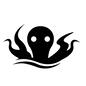 モンスター モンスター ファンタジー,冒険,敵,エネミー,怪物,モンスター,お化け,おばけ,海の怪物,タコのシルエット素材