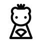 おひなさま クマ,熊,お雛様,おひなさま,雛人形,雛祭り,ひなまつり,春,三月,桃の節句のシルエット素材